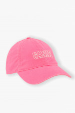 Base Cap mit Logo-Stiching in Pink