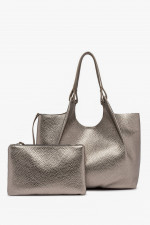 Shopper DUA in Taupe Metallic