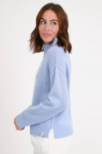 Pullover aus Cashmere in Hellblau