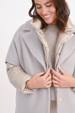 3 in 1 Jacke in Beige-Gold