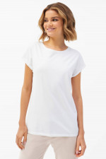 Boxy Fit T-Shirt in Weiß