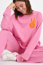 Sweatshirt FELIS in Pink