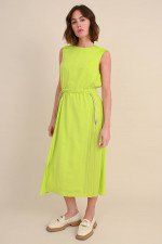 Maxi-Kleid in Gelbgrün