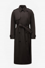 Wattierter Trenchcoat BARBENTANE in Schwarz