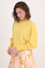 Pullover aus Cashmere in Gelb