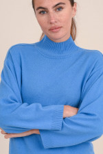 Pullover aus organic Cashmere in Hellblau