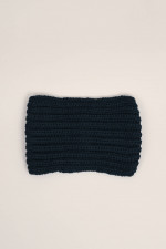 Stirnband EMILE aus Bio-Wolle in Schwarzblau