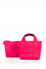 Gesteppte Tasche PROTER TOTE MINI in Pink