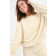 Frottee-Sweatshirt RANA in Creme