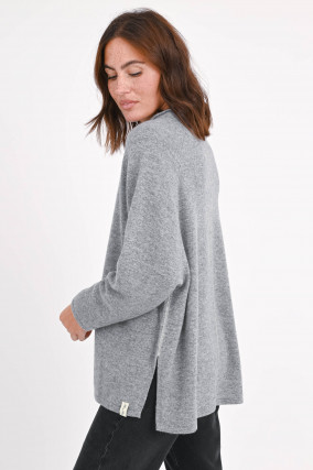 Pullover aus Cashmere in Grau