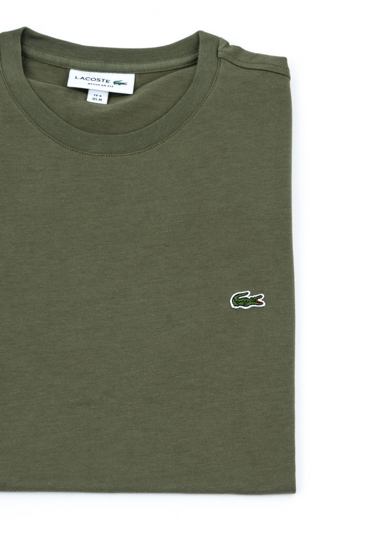 Lacoste T-Shirt mit Logo Oliv in