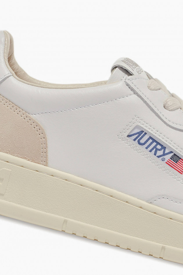 Autry Sneaker MEDALIST LOW in Weiß/Beige