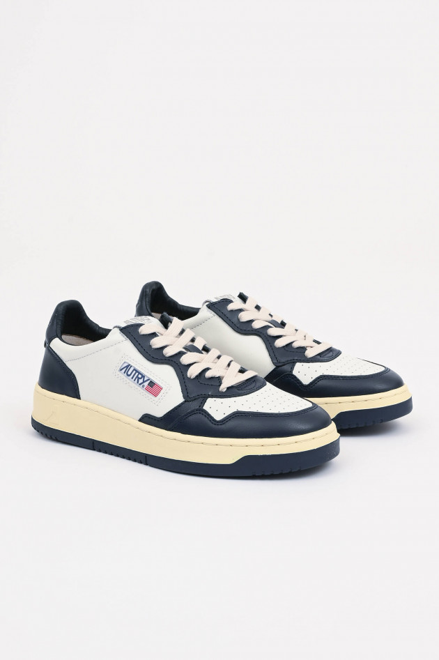 Autry Sneaker MEDALIST LOW CLASSIC in Navy/Weiß