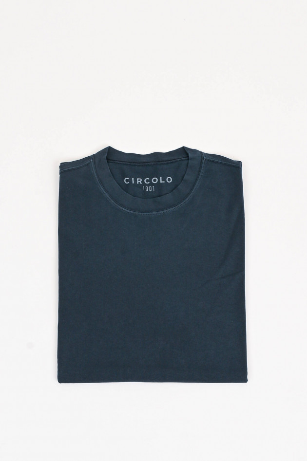 Circolo 1901 Basic Kurzarm-Shirt in Navy