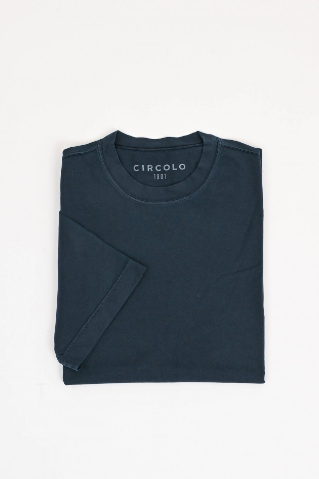 Circolo 1901 Basic Kurzarm-Shirt in Navy