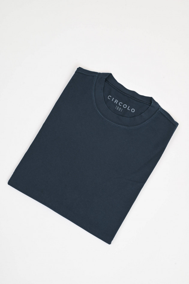 Circolo 1901 Basic Kurzarm-Shirt in Navy