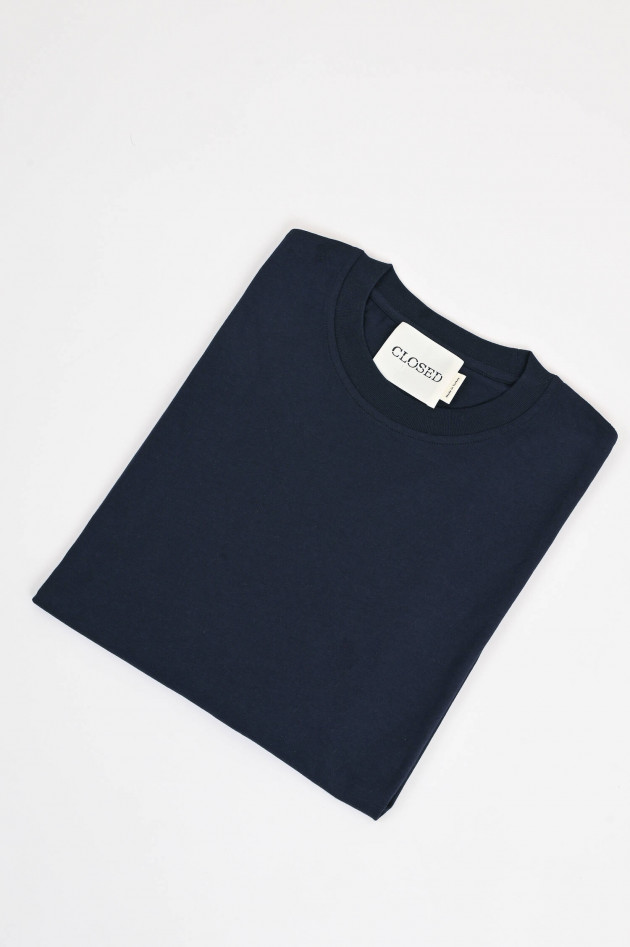 Closed T-Shirt aus Bio-Baumwolle in Navy