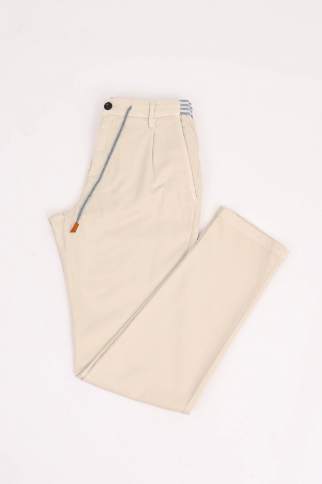 Eleventy Chino-Hose aus Baumwolle in Creme