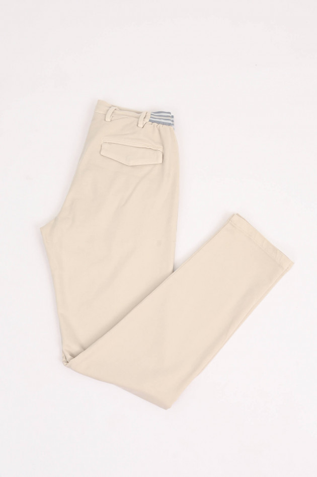 Eleventy Chino-Hose aus Baumwolle in Creme