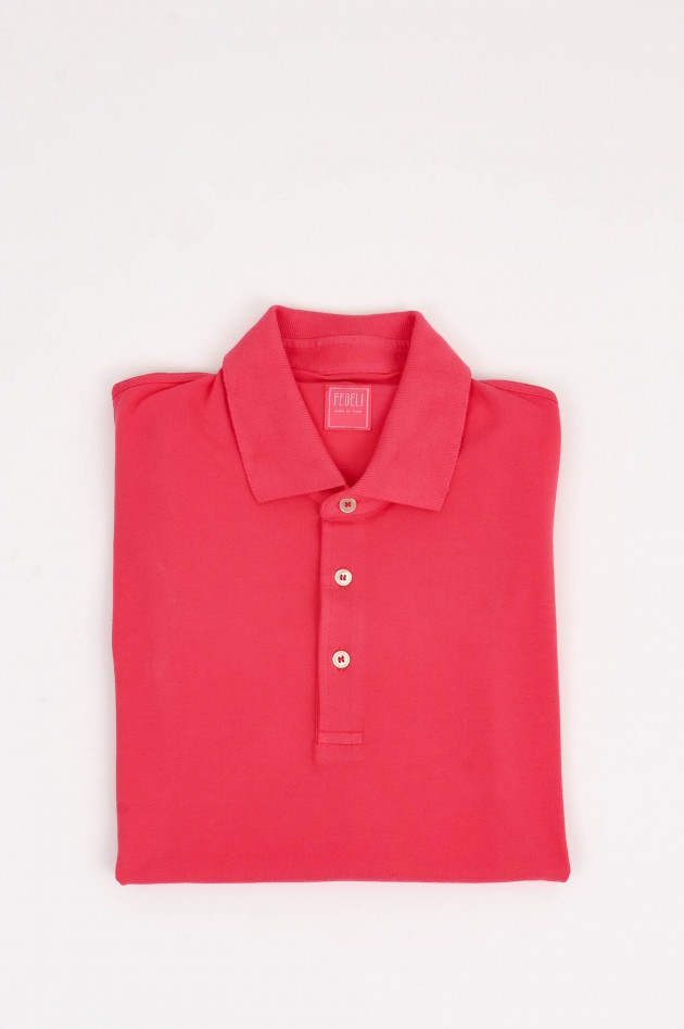 Fedeli Polo-Shirt in Rot