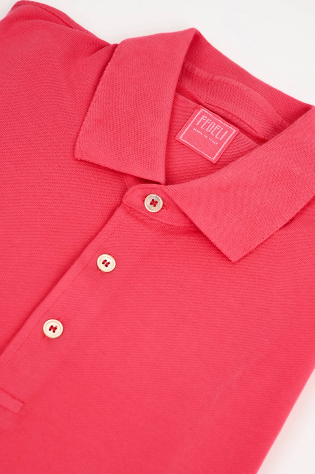 Fedeli Polo-Shirt in Rot