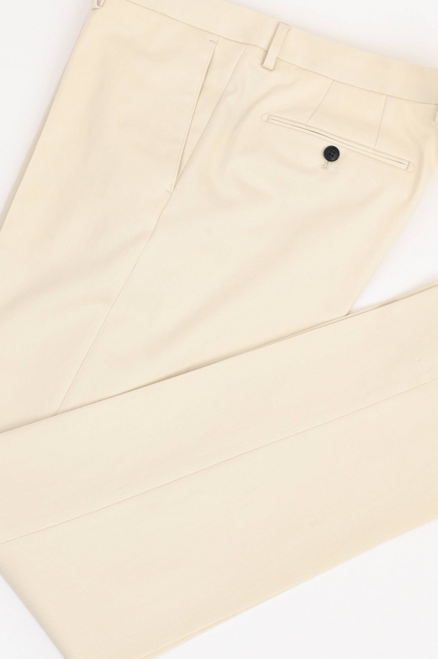 Hackett London Hose aus Tencel-Mic in Creme