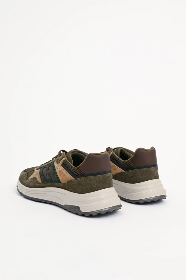 Hogan Sneaker HYPERLIGHT ALLACCIATO in Oliv/Khaki