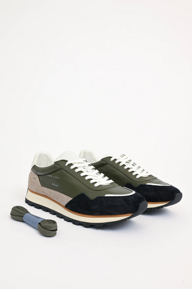 Hogan Sneaker H671 ALLACCIATO in Oliv