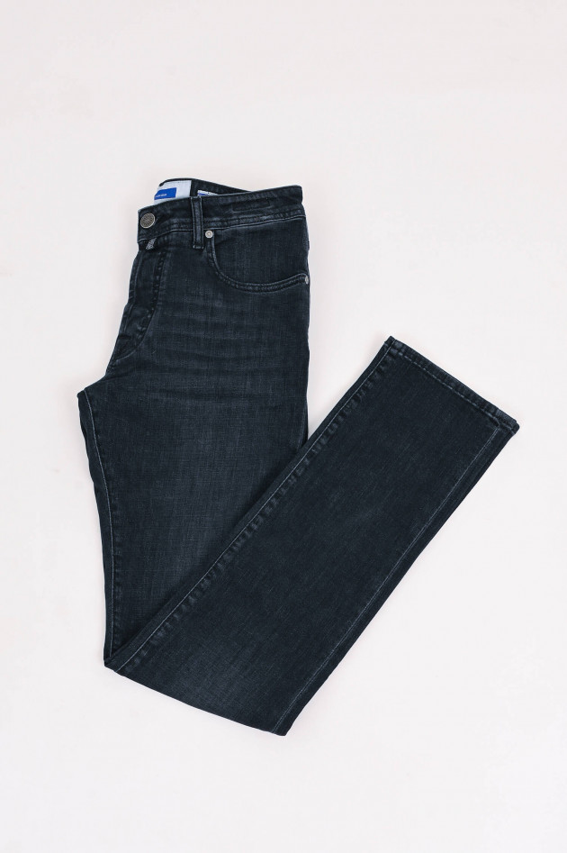 Jacob Cohën Slim Fit Jeans BARD in Grau/Schwarz