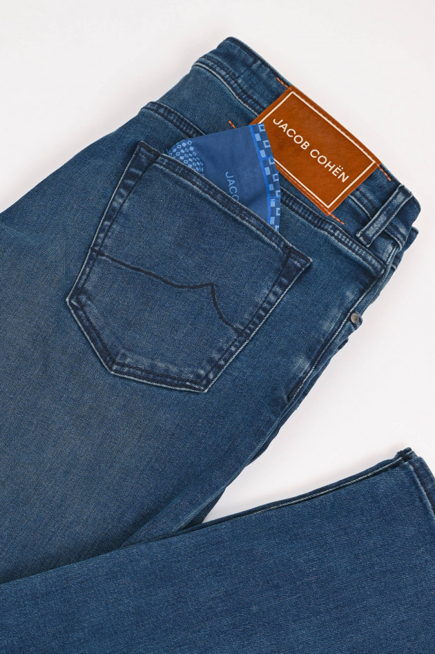 Jacob Cohën Slim Fit Jeans BARD in Mittelblau