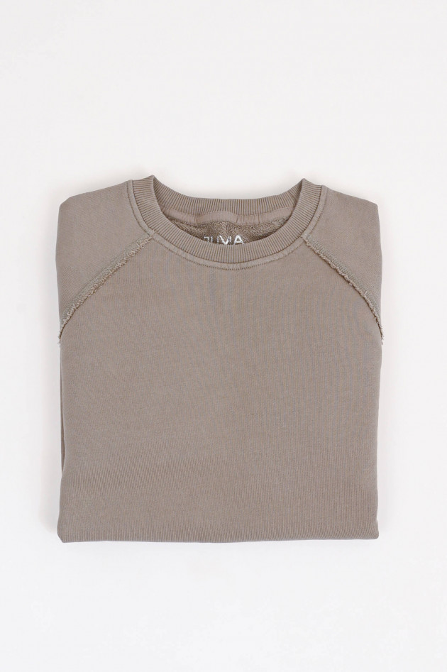 Juvia Sweatshirt aus Baumwolle in Taupe