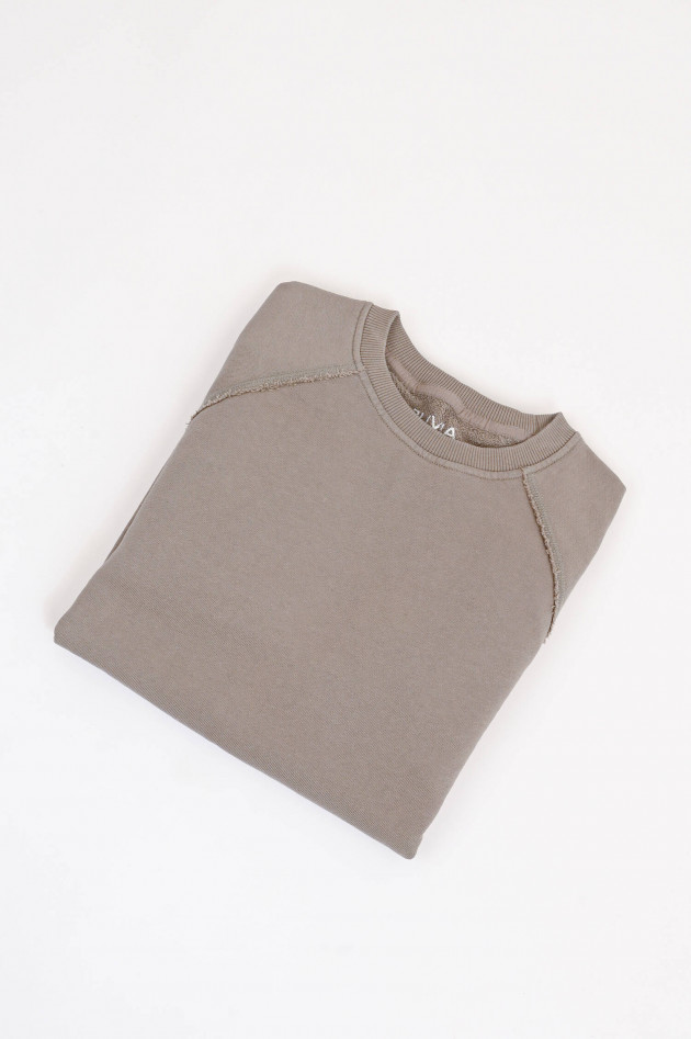 Juvia Sweatshirt aus Baumwolle in Taupe