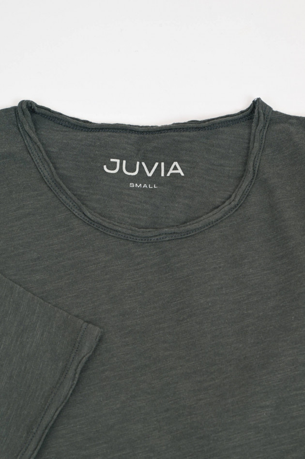 Juvia Basic T-Shirt in Dunkelgrün