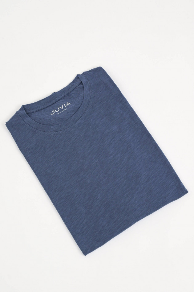 Juvia Langarm-Shirt in Washed Navy