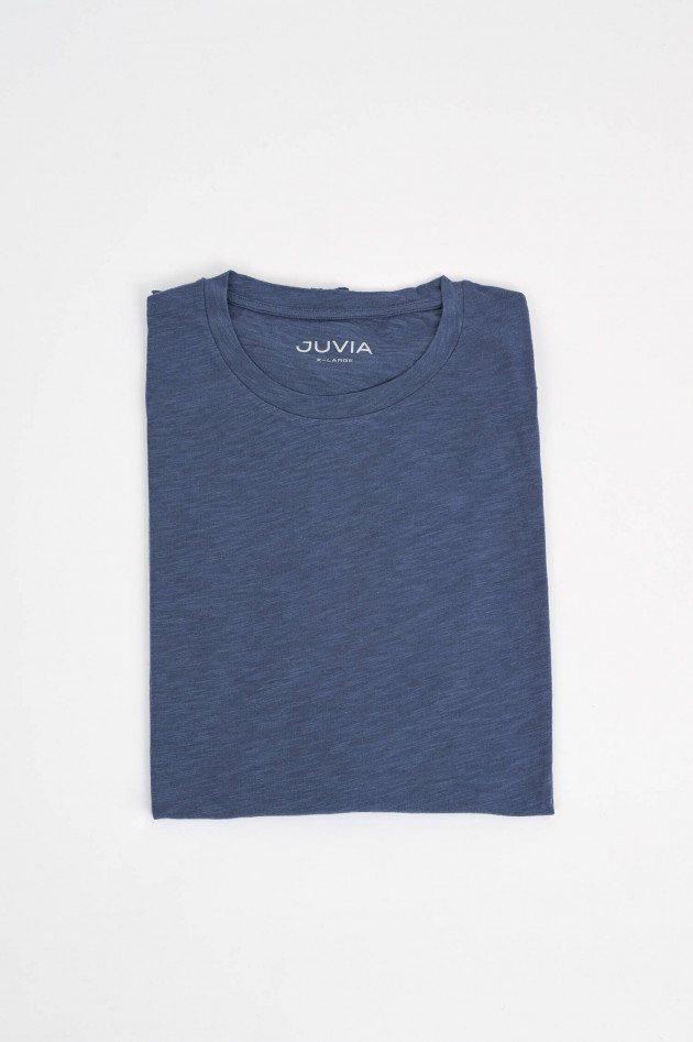 Juvia Langarm-Shirt in Washed Navy