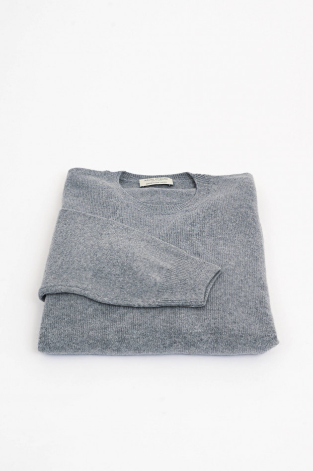 Mauro Ottaviani Pullover aus Cashmere-Woll-Mix in Grau