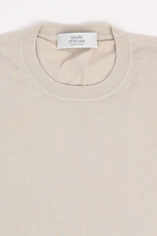 Mauro Ottaviani Shirt aus Baumwolle in Beige