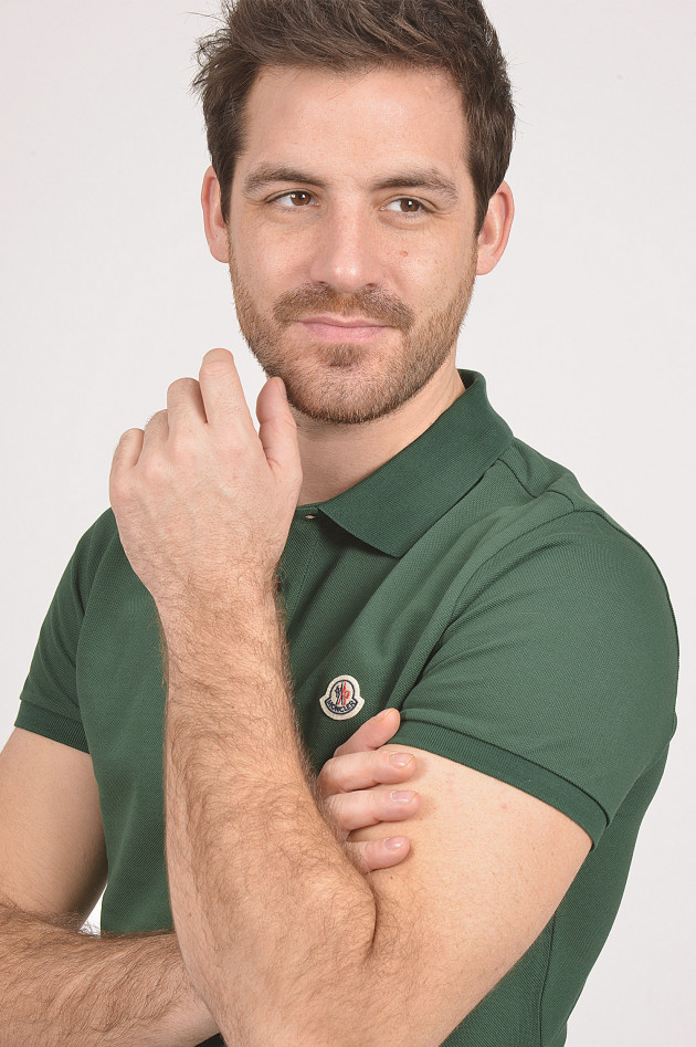 Moncler Poloshirt in Tanne