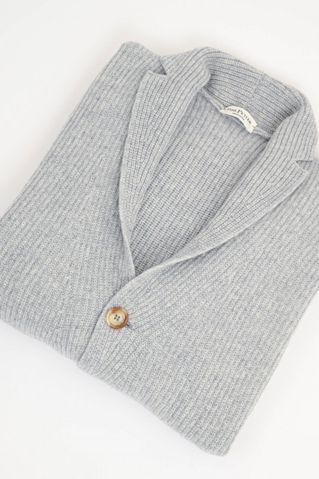 Phil Petter Strickjacke aus Woll-Cashmere-Mix in Grau