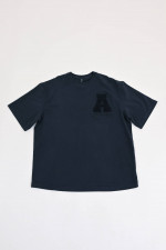 T-Shirt mit Brustdetail in Navy