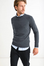Cashmere Sweater in Anthrazit