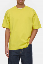T-Shirt aus Bio-Baumwolle in Gelb