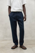 Leinenhose ETHICALF in Navy