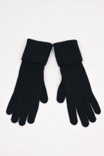 Handschuhe aus Wolle in Schwarz