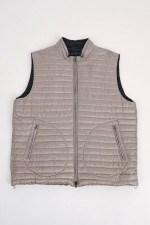 Leichtes Wendegilet in Navy/Beige