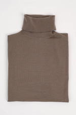 Feinstrick Pullover in Taupe