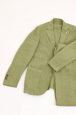 Anzug aus Leinen in Grün