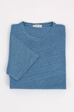Leinen-Shirt in Blau