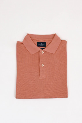 Polo-Shirt mit gesticktem Logo in Dark Peach