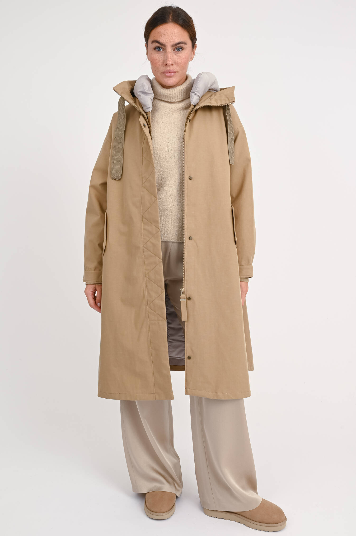 g lab Parka AKIRA mit wattiertem Innenfutter in Camel GRUENER.AT